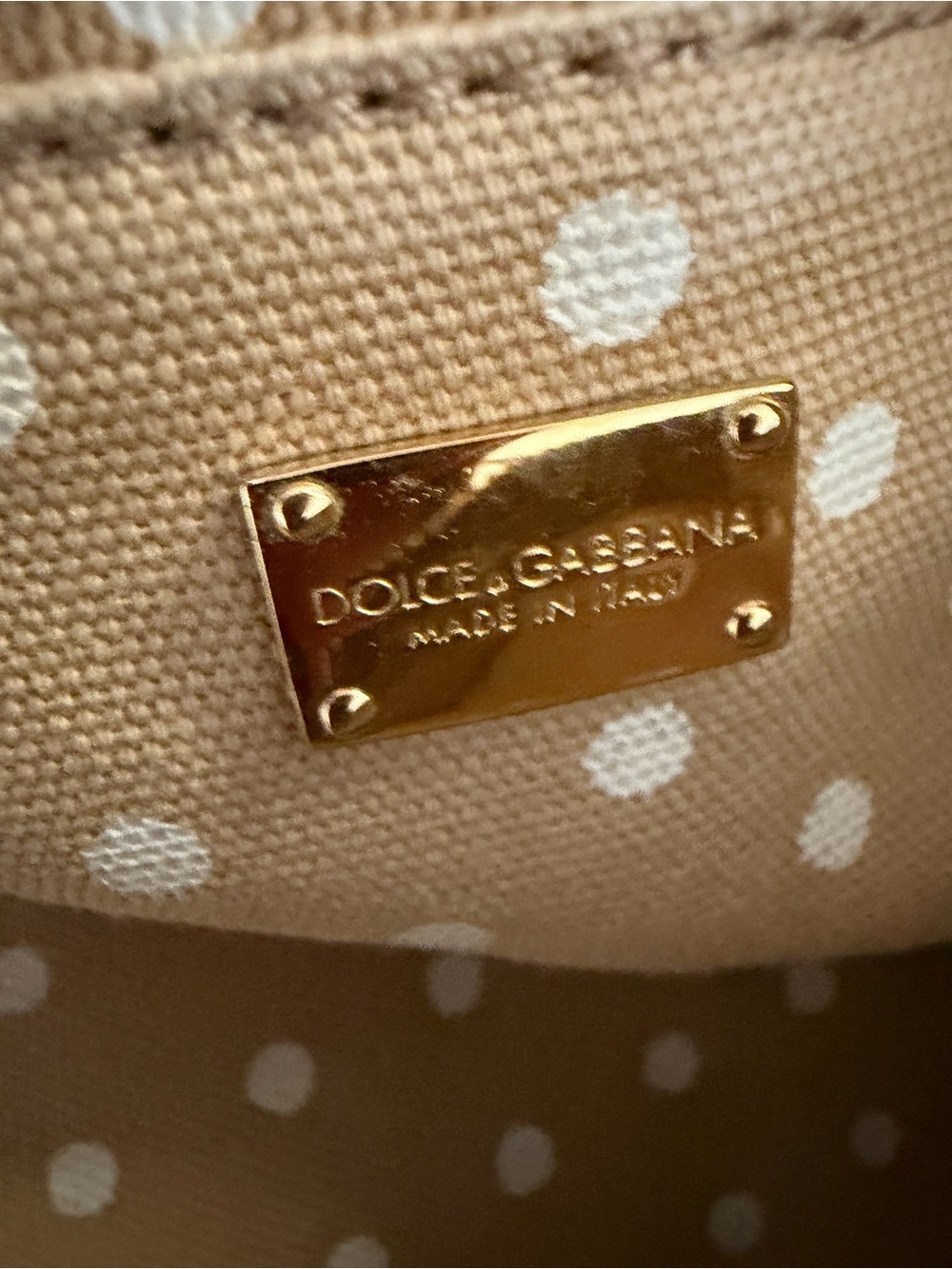 Dolce & Gabbana Pink Floral Crossbody with Gold Chain - Picture 7 of 9